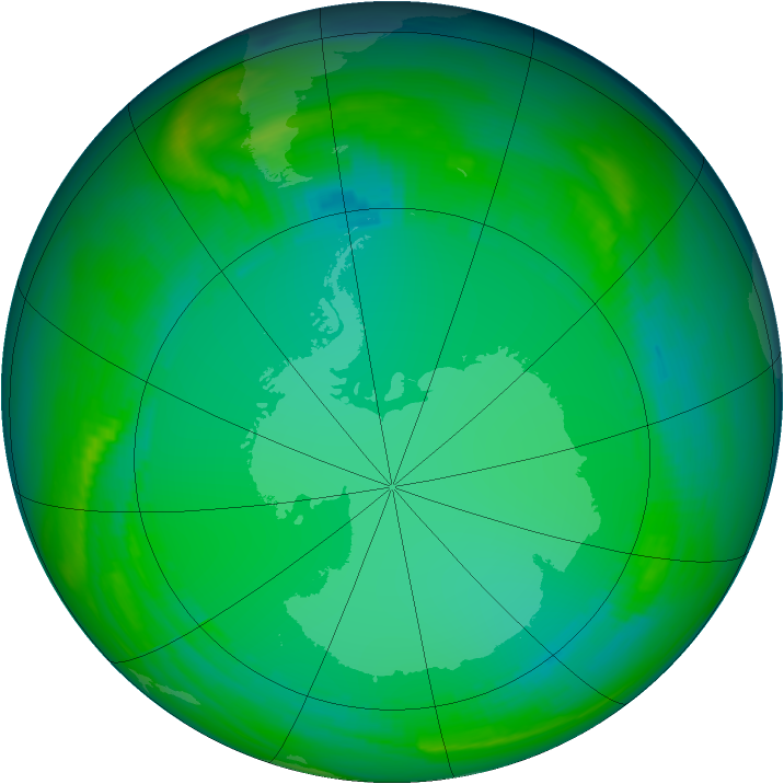 Ozone Map 1984-07-10